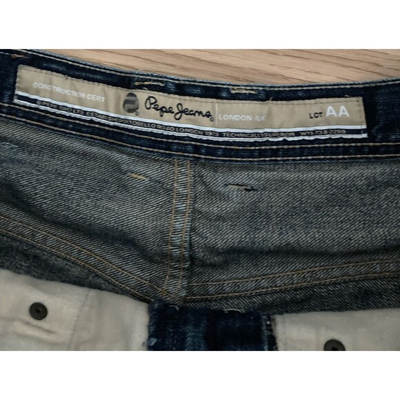 Vtg Pepe Jeans London Lot AA Construction Cert. Shorts Men 34 Baggy Fit Hip Hop - Picture 10 of 16